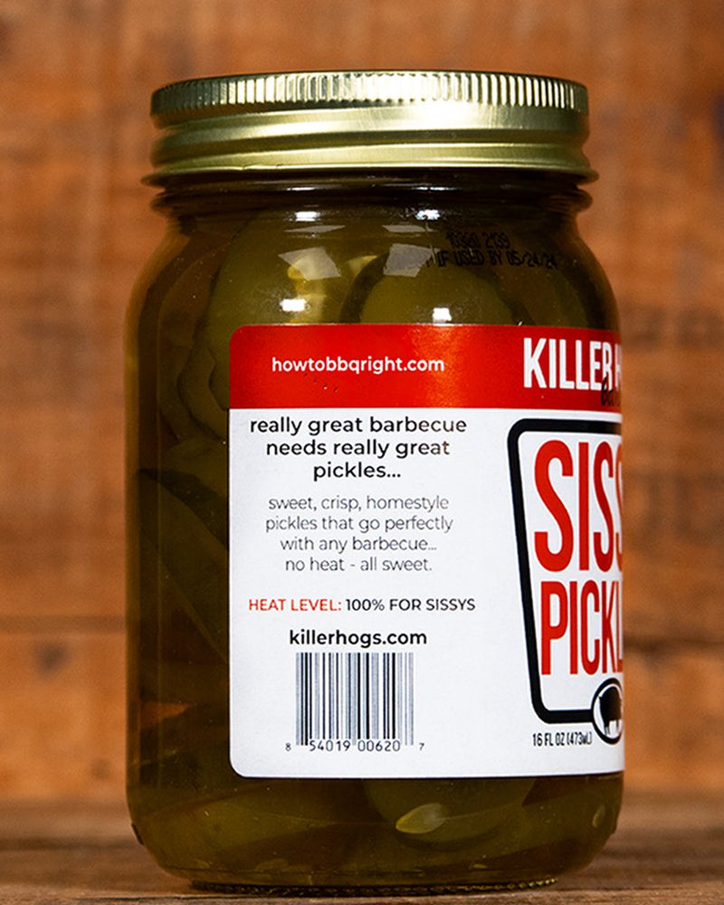 
                  
                    Killer Hogs "Sissy Sweet" Pickles - HowToBBQRight
                  
                