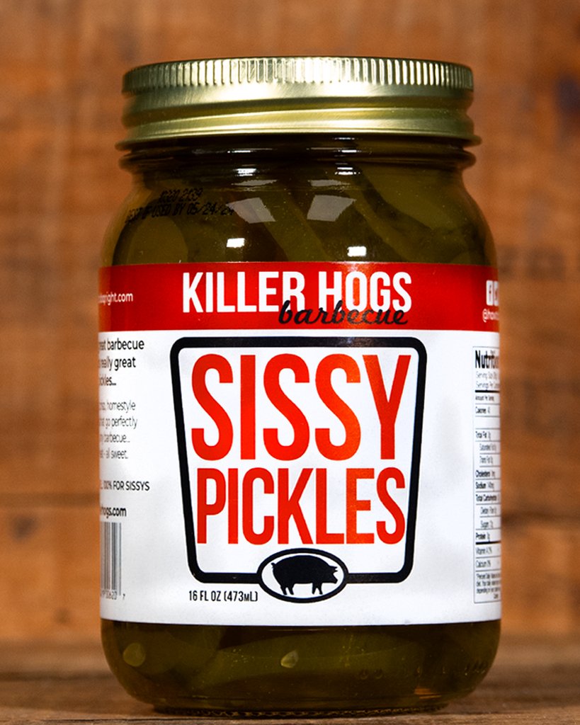 
                  
                    Killer Hogs "Sissy Sweet" Pickles - HowToBBQRight
                  
                