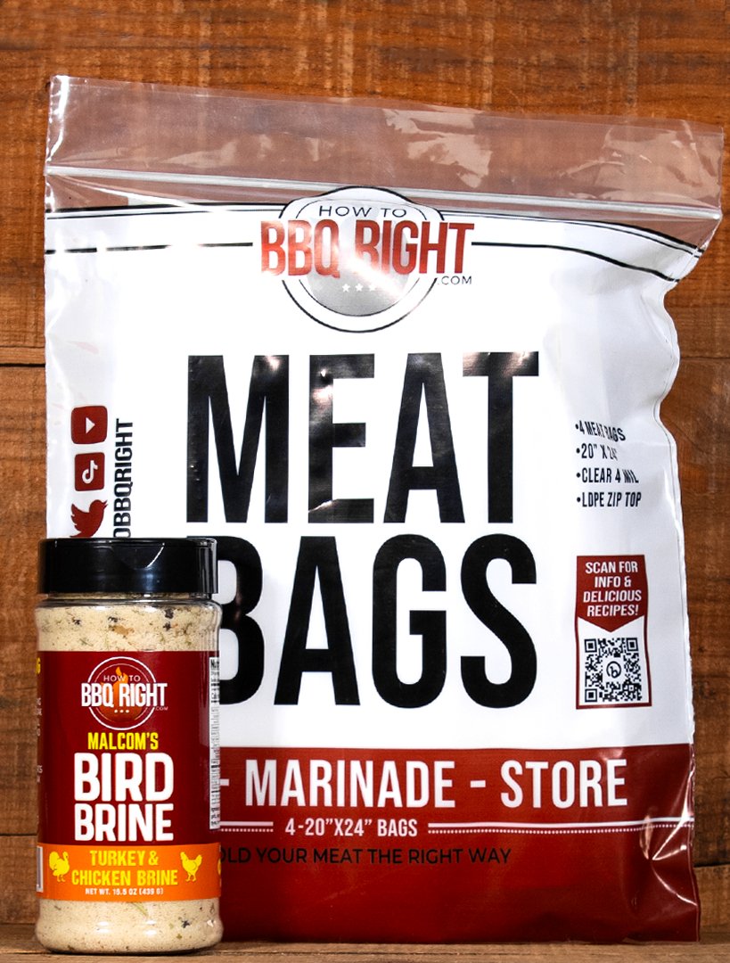 
                  
                    Malcom's Brine & Meat Bag Bundle - HowToBBQRight
                  
                