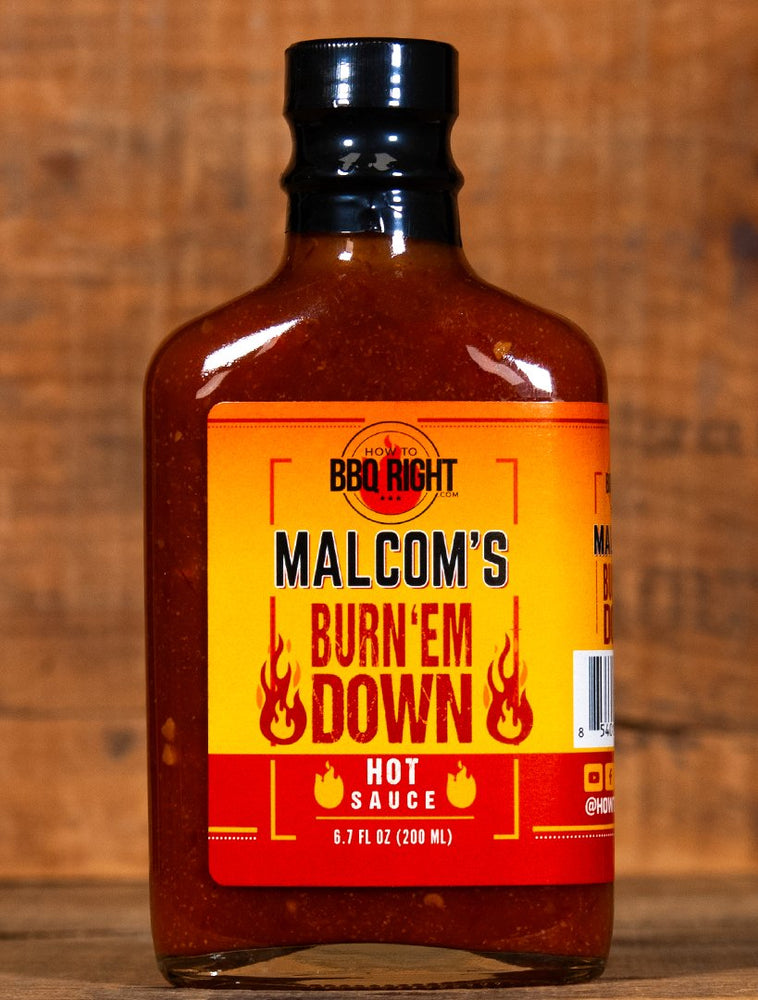 Malcom's Burn 'Em Down Hot Sauce - HowToBBQRight