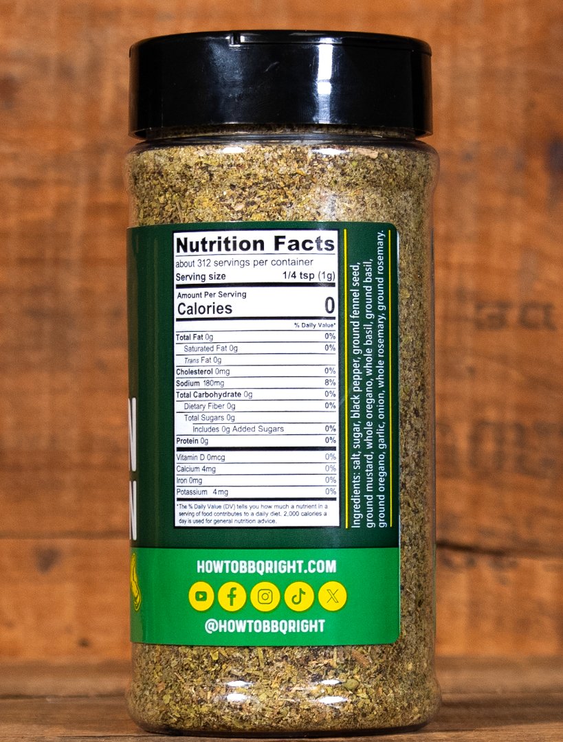 
                  
                    Malcom's Italian Stallion Seasoning - HowToBBQRight
                  
                