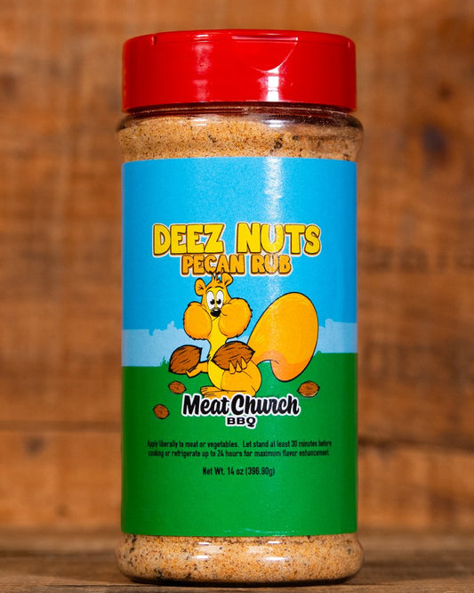Meat Church Deez Nuts Honey Pecan BBQ Rub - HowToBBQRight