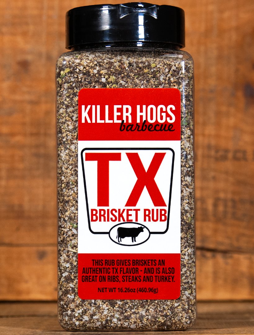 *NEW SIZE* Killer Hogs TX Brisket Rub 28oz Shaker - HowToBBQRight