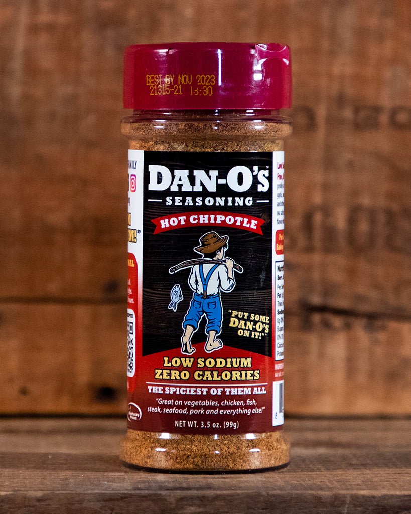 Dan-O's Seasoning Small 3 Bottle Combo | Original, Chipotle, & Spicy | 3  Pack (3.5 oz)