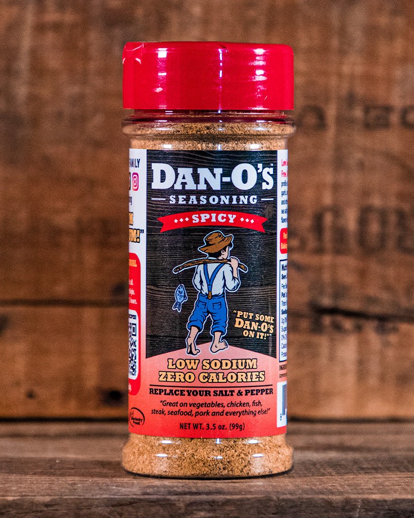 Dan-O's Spicy Original Low Sodium Seasoning 3.5 Oz Bottle Gluten Free No  MSG Dan-O's Spicy Original Low Sodium Seasoning 3.5 Oz Bottle Gluten Free  No