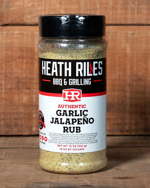 Heath Riles Garlic Jalapeno Rub Shaker - COALWAY