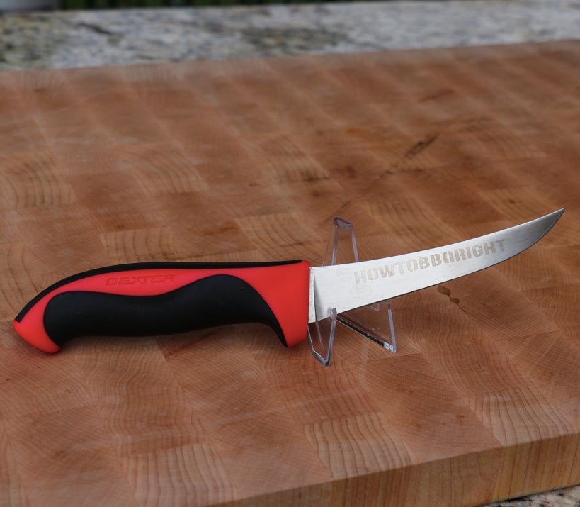 HowToBBQRight 5" Flexible Curved Boning Knife - Dexter Russell - HowToBBQRight