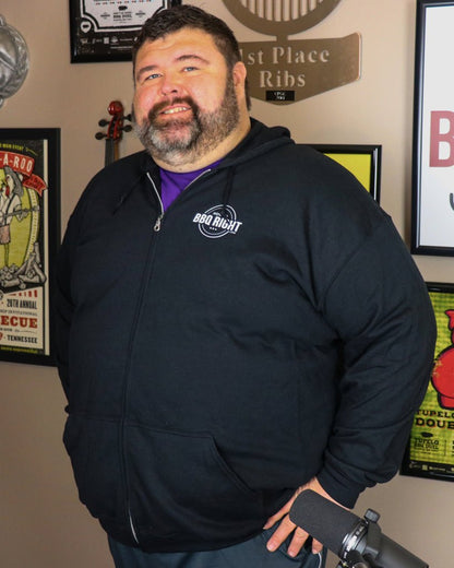 HowToBBQRight Black Full Zip Jacket - HowToBBQRight