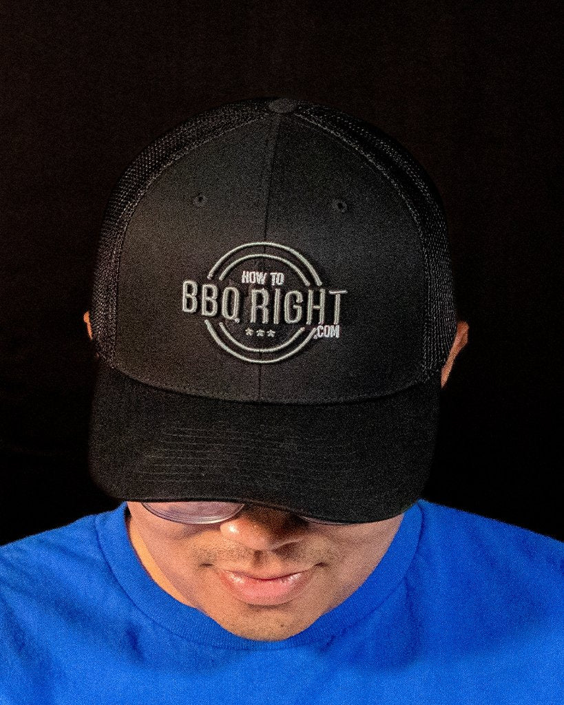 HowToBBQRight Black Hat - Flex Fit - HowToBBQRight