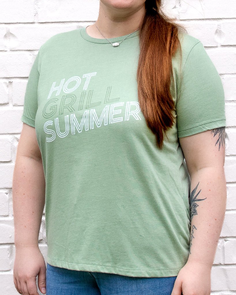 HowToBBQRight Hot Grill Summer Ladies T-Shirt - HowToBBQRight