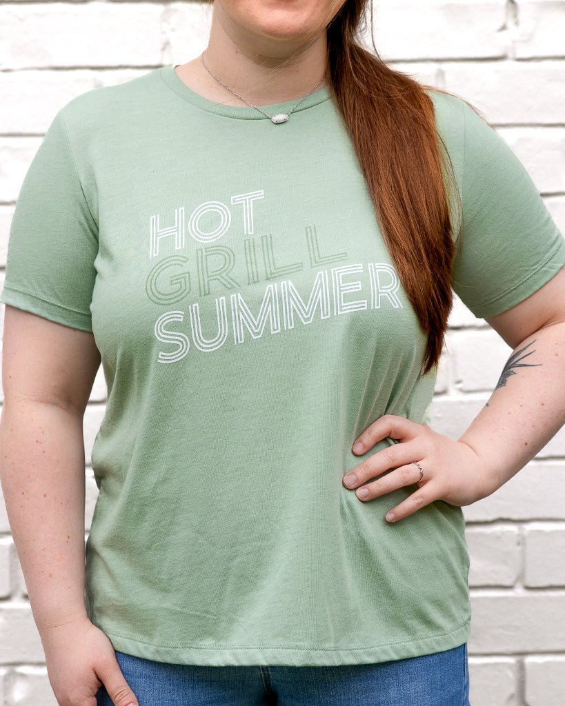 HowToBBQRight Hot Grill Summer Ladies T-Shirt - HowToBBQRight