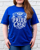 HowToBBQRight "Take Pride in Your 'Que" T-Shirt - Athletic Royal - HowToBBQRight