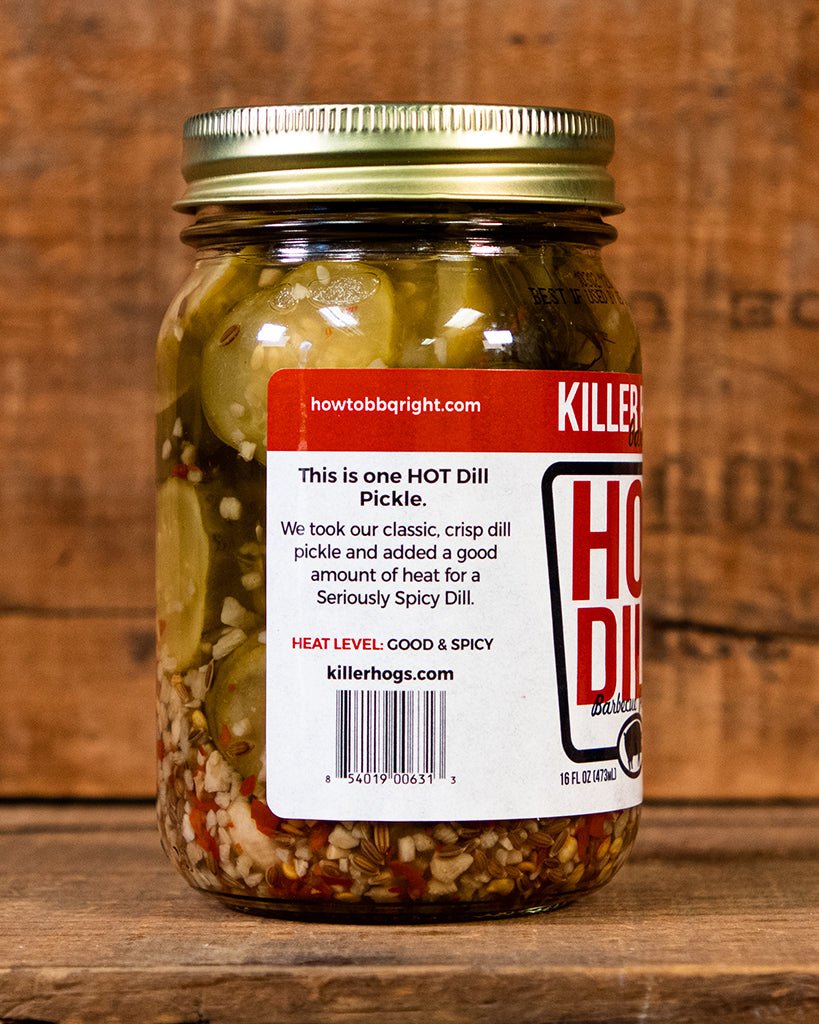 
                  
                    Killer Hogs Hot Dill Pickles - HowToBBQRight
                  
                