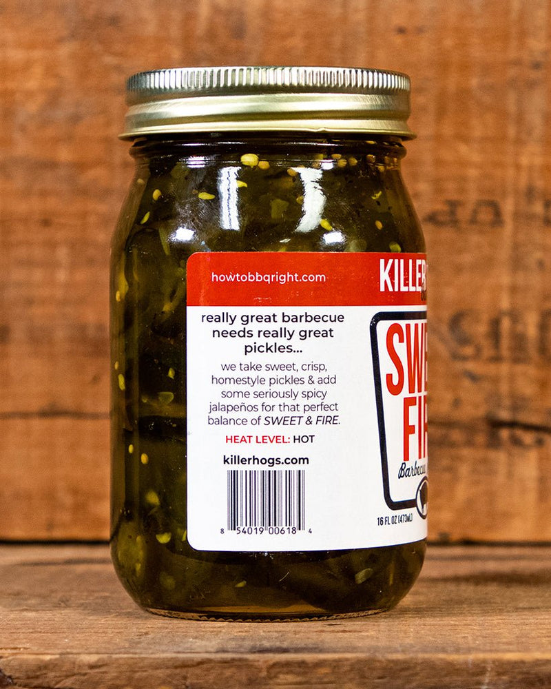 
                  
                    Killer Hogs Sweet Fire Pickles *SPICY* - HowToBBQRight
                  
                