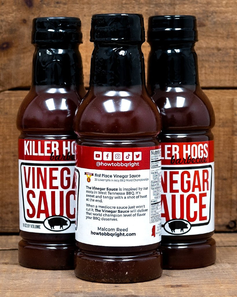 
                  
                    Killer Hogs The Vinegar Sauce 3 Pack - HowToBBQRight
                  
                