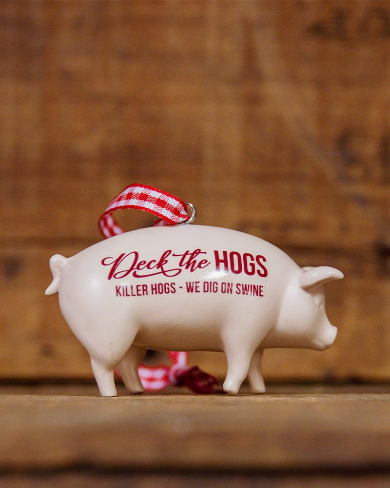 *Limited Edition* Deck The Hogs Killer Hogs Pig Ornament - HowToBBQRight