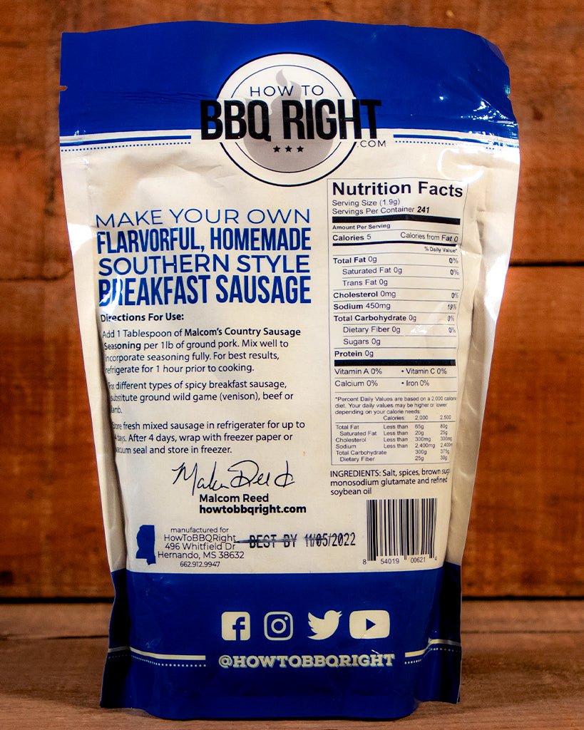 Basic Country Beef Breakfast Sausage