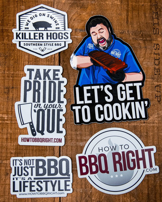 Malcom's Fan Sticker Pack - HowToBBQRight