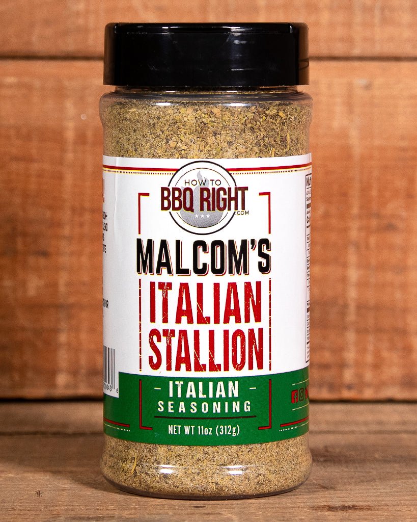 
                  
                    Malcom's Italian Stallion Seasoning - HowToBBQRight
                  
                