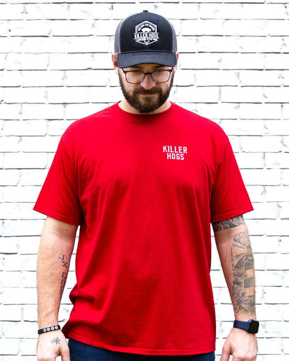 Southern Style BBQ Red T-Shirt and Killer Hogs Black Hat - HowToBBQRight
