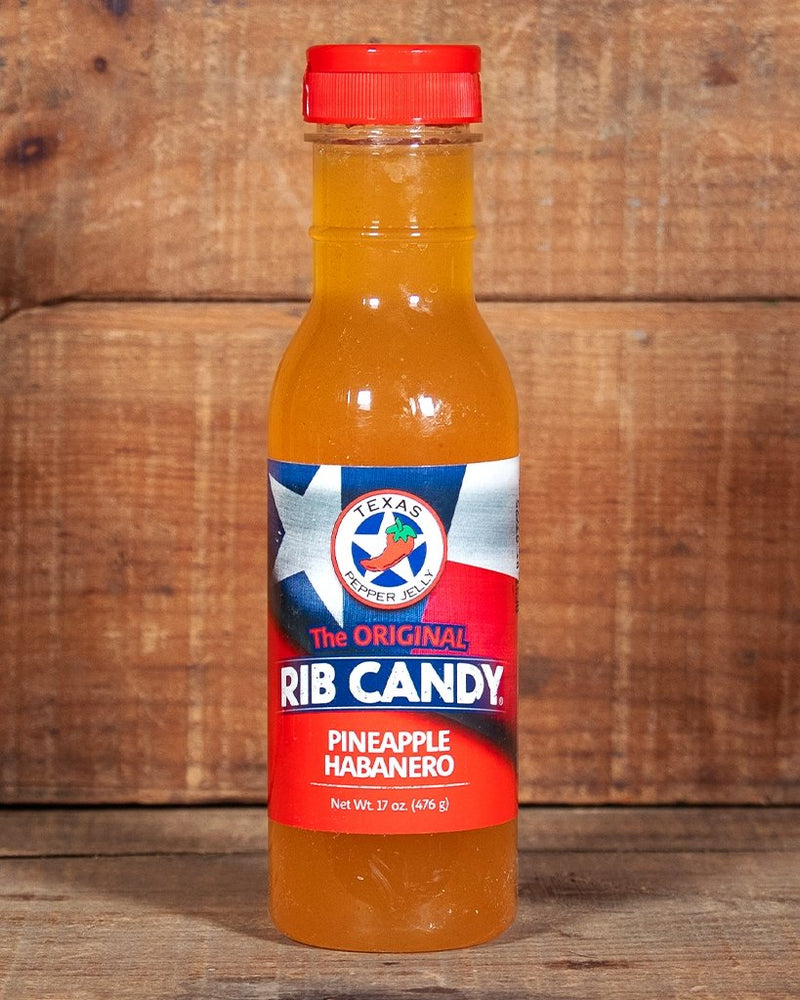 Texas Pepper Jelly Rib Candy Pineapple Habanero 12 oz.